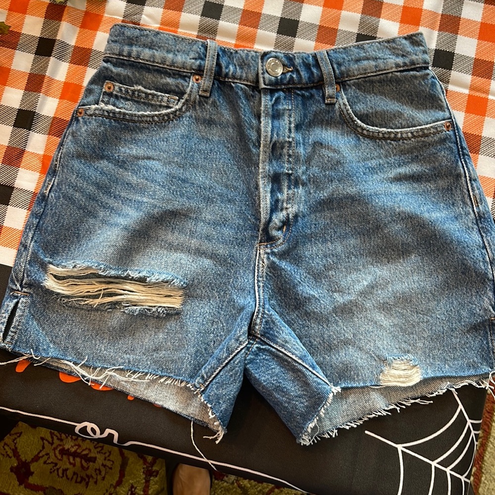 GARAGE DENIM SHORT VINTAGE CUT OFF SHORTS